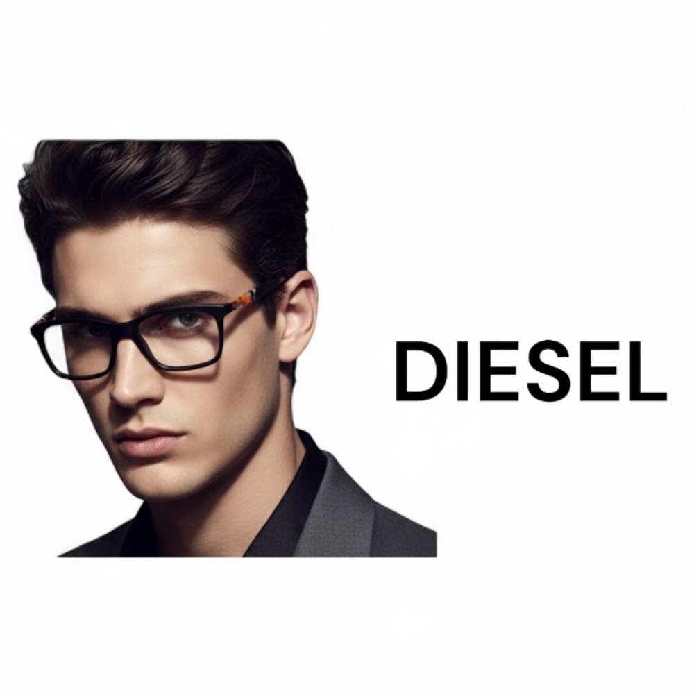 Authentic Diesel men’s signature designer eyeglasses frames